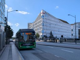 Mit diesem Bus fuhren wir von Hyllie bis in die Nähe des Malmöhus.