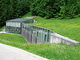Übergang vom Hauptgebäude zur Bunkeranlage