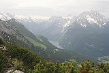Blick auf Königsee, Watzmann und Steinernes Meer